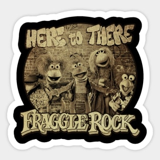 fraggle rock  Here to There Sticker